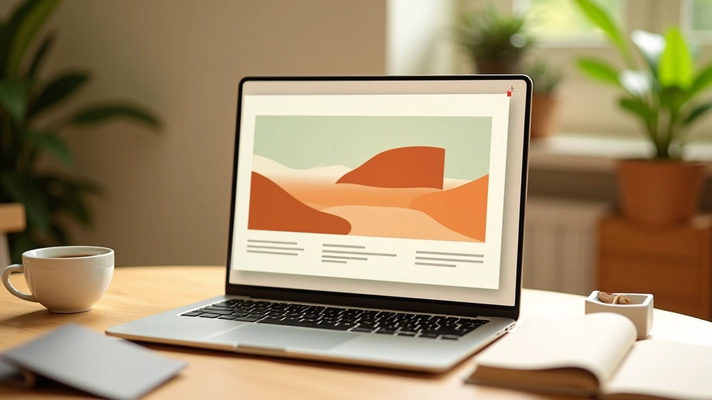 Estetica italiana nel design: eleganza minimale con palette di colori sofisticati su sito web moderno