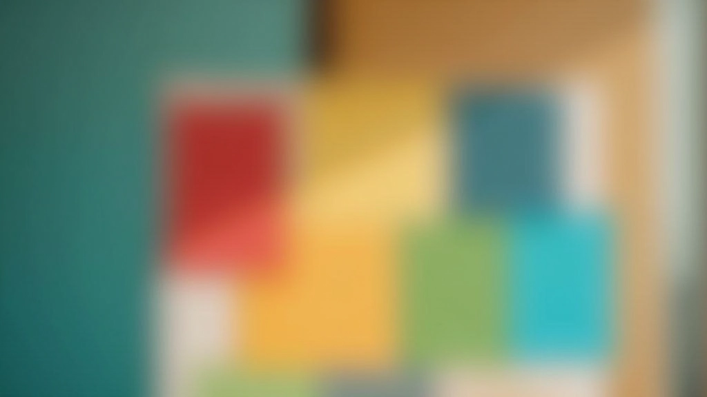 Psicologia del colore: tonalità blu, rosso e verde mostrano reazioni emotive diverse su parete di ispirazione